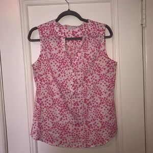 Pink leaf blouse
